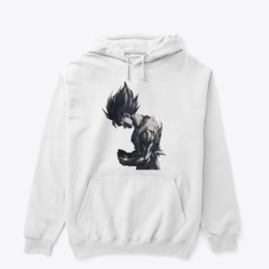 Graphic Hoodie (White – Anime Style)